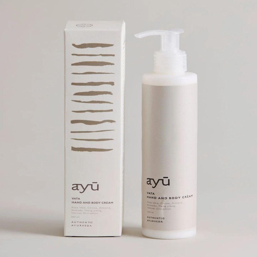 Ayu Vata hånd- og body creme, tyk aromaterapi-creme til meget tør hud