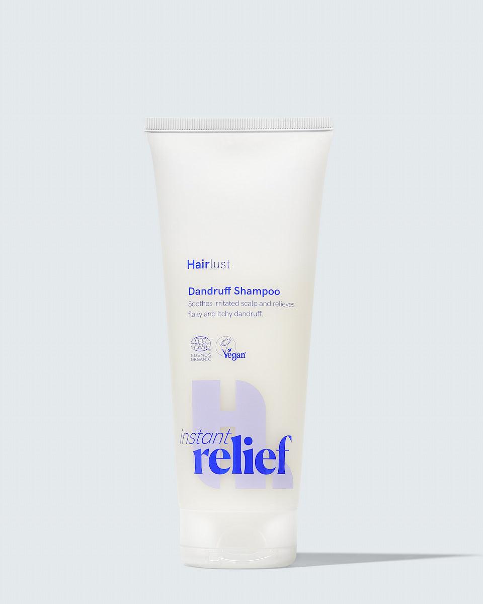 Hairlust Instant Relief Dandruff Shampoo flaske