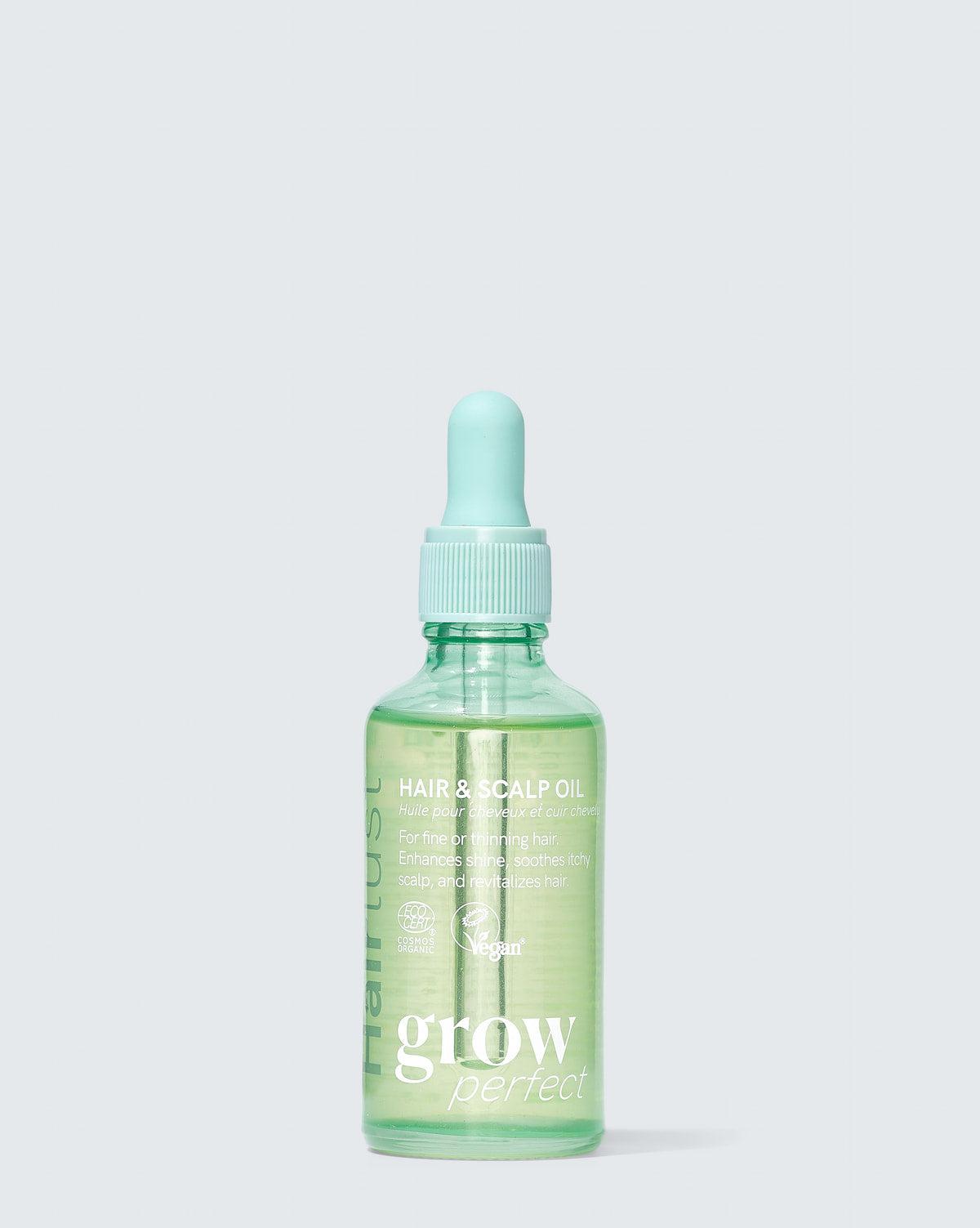 Hairlust Grow Perfect Hair and Scalp Oil flaske