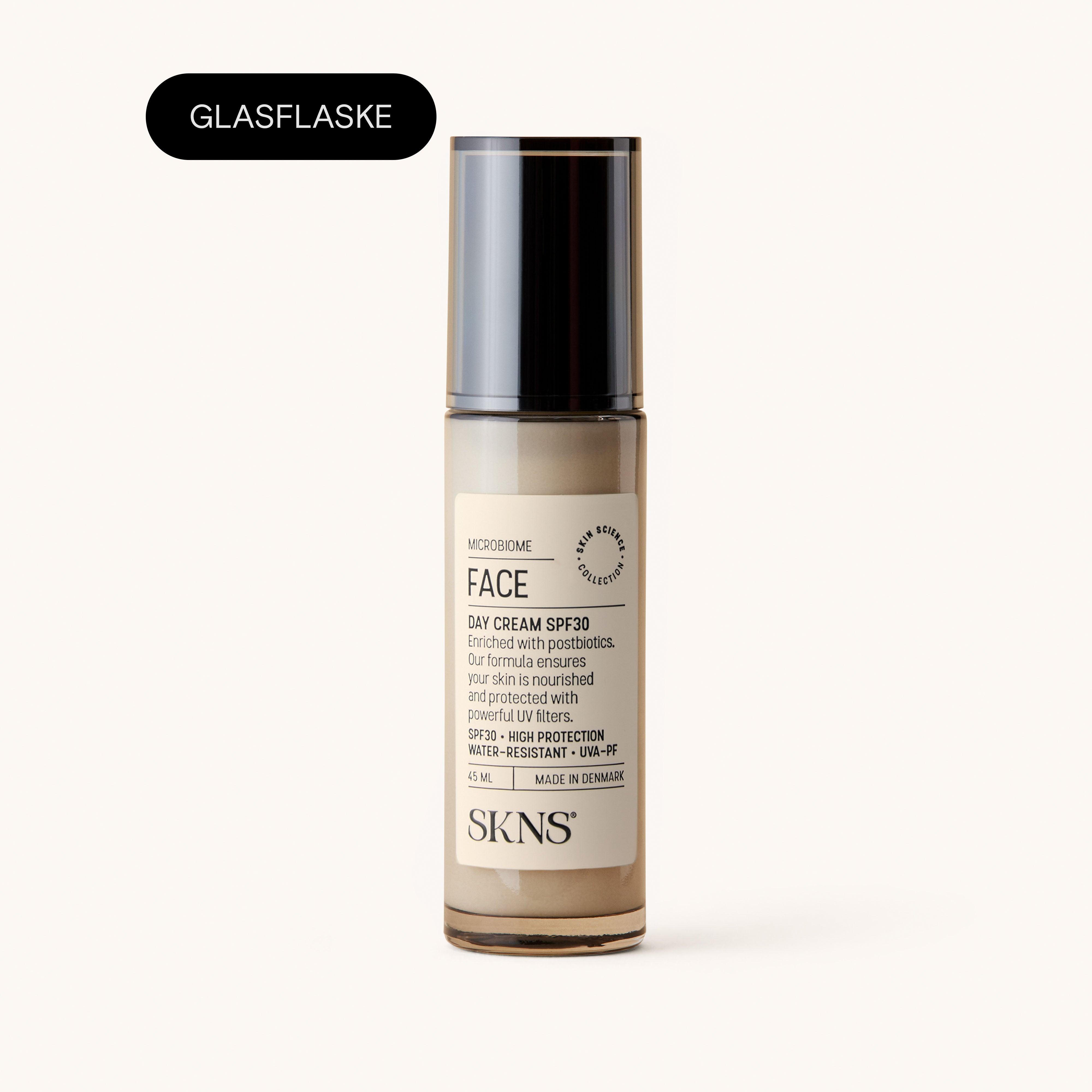 SKNS Day Cream SPF30, dagcreme med solfaktor til dagligt brug