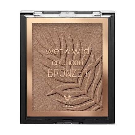 Wet n Wild Color Icon Bronzer i rund pudderæske med brun/orange nuance