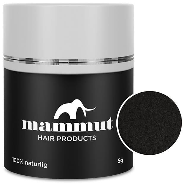 Mammut Hair hårfibre til sort hår, dåse