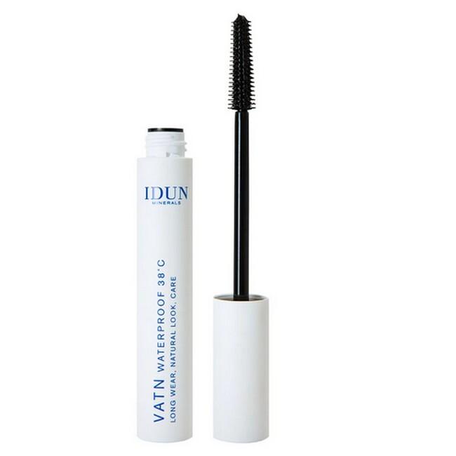 IDUN Minerals Vatn Waterproof Mineral Mascara i lyseblå emballage