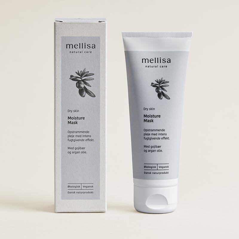 Mellisa Moisture Mask, fugtmaske med hyaluronsyre i flere molekylestørrelser