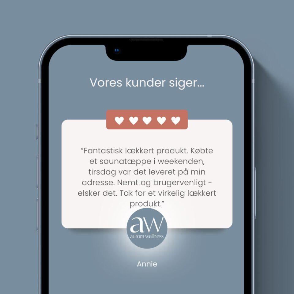 Nordic Therm Luksus infrarødt saunatæppe i PU-læder fra Aurora Wellness